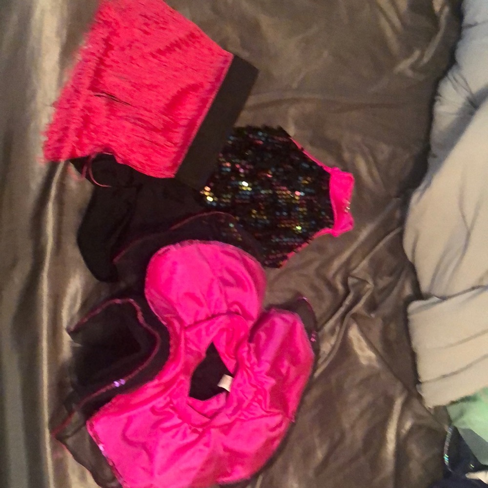 Girls dance outfit, size small
